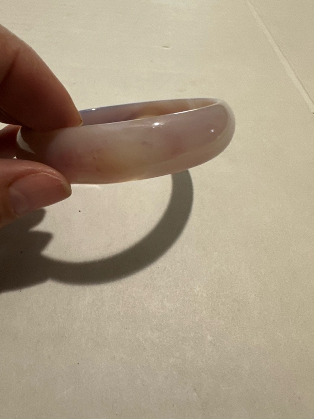 Stunning Natural Agate Bangle Bracelet